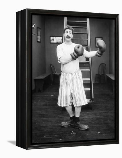 Silent Film Still: Boxing-null-Framed Premier Image Canvas