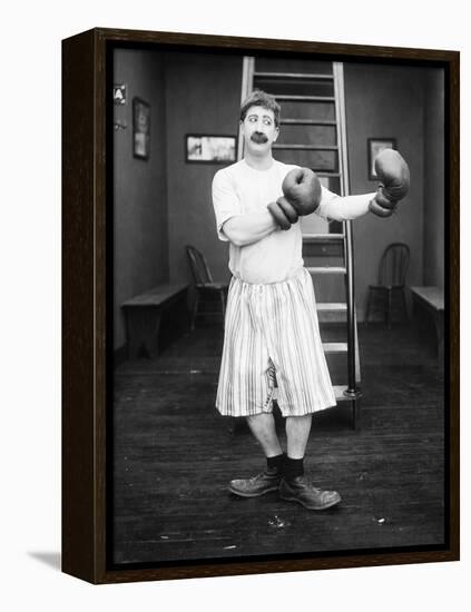 Silent Film Still: Boxing-null-Framed Premier Image Canvas