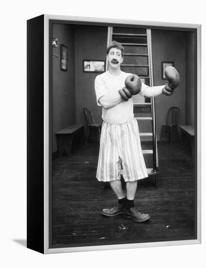 Silent Film Still: Boxing-null-Framed Premier Image Canvas