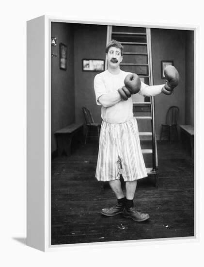 Silent Film Still: Boxing-null-Framed Premier Image Canvas