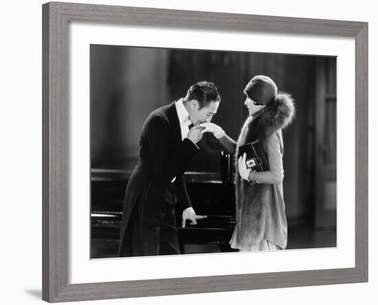 Silent Film Still: Couples-null-Framed Photographic Print