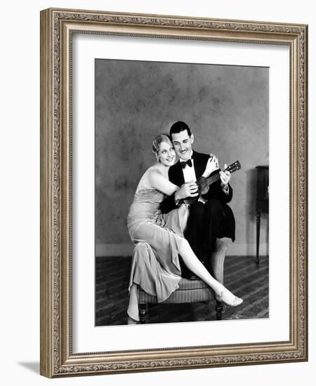 Silent Film Still: Couples-null-Framed Photographic Print