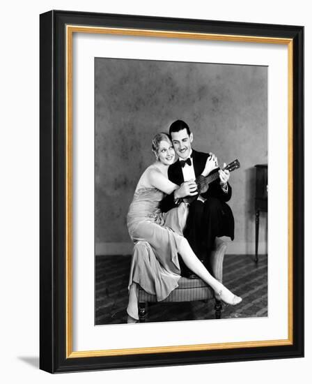 Silent Film Still: Couples-null-Framed Photographic Print