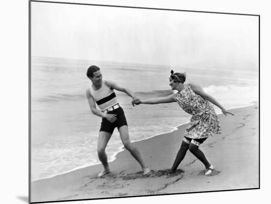 Silent Film Still: Couples-null-Mounted Photographic Print