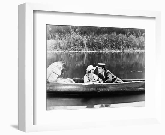 Silent Film Still: Couples-null-Framed Photographic Print