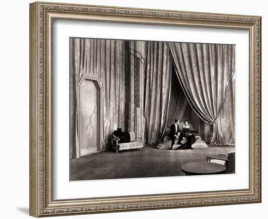 Silent Film Still: Couples-null-Framed Giclee Print