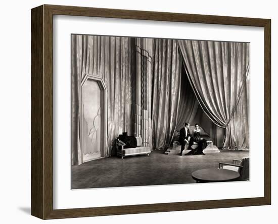 Silent Film Still: Couples-null-Framed Giclee Print