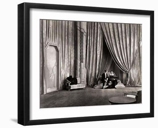 Silent Film Still: Couples-null-Framed Giclee Print