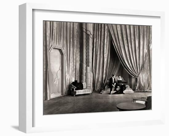 Silent Film Still: Couples-null-Framed Giclee Print