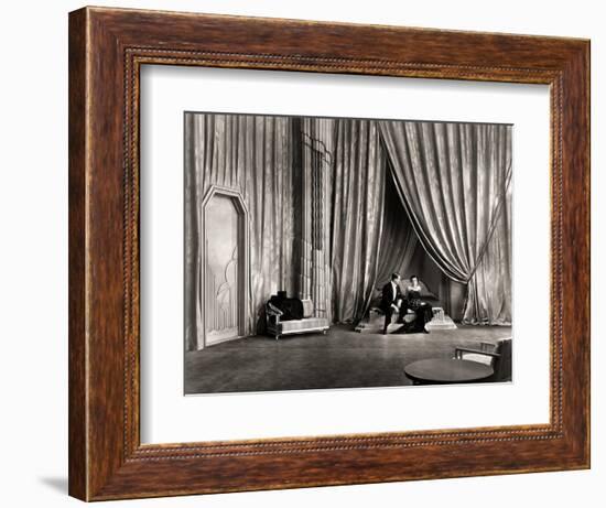 Silent Film Still: Couples-null-Framed Giclee Print