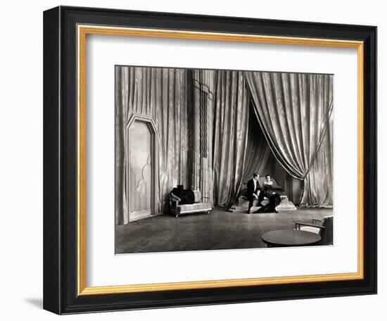 Silent Film Still: Couples-null-Framed Giclee Print