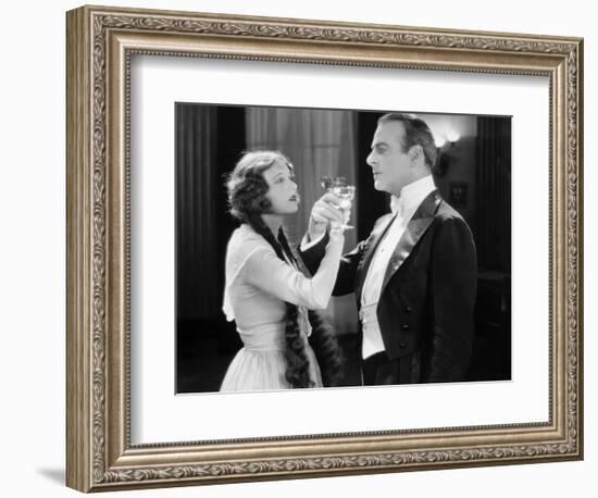 Silent Film Still: Drinking-null-Framed Photographic Print