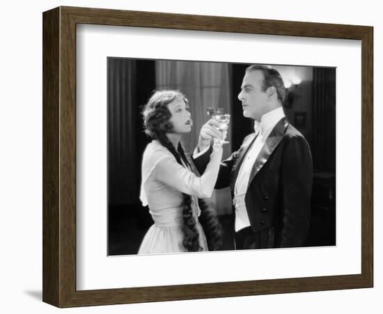 Silent Film Still: Drinking-null-Framed Photographic Print