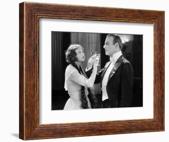 Silent Film Still: Drinking-null-Framed Photographic Print