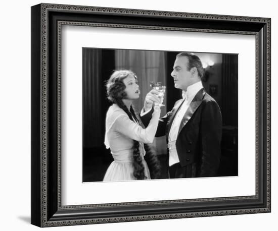 Silent Film Still: Drinking-null-Framed Photographic Print