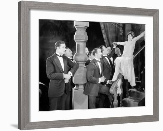 Silent Film Still: Parties-null-Framed Photographic Print