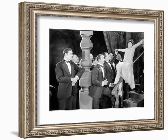 Silent Film Still: Parties-null-Framed Photographic Print