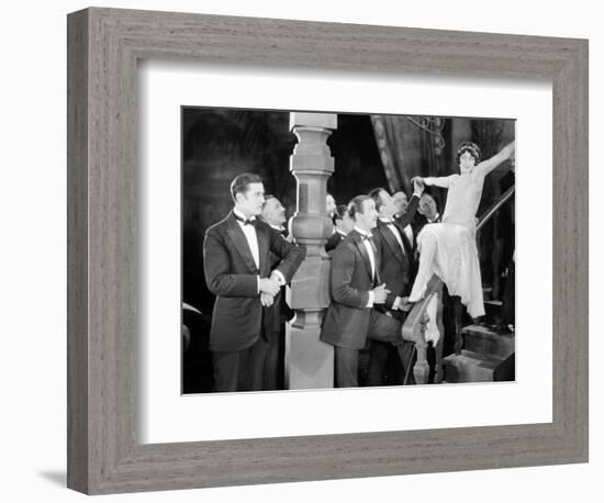 Silent Film Still: Parties-null-Framed Photographic Print