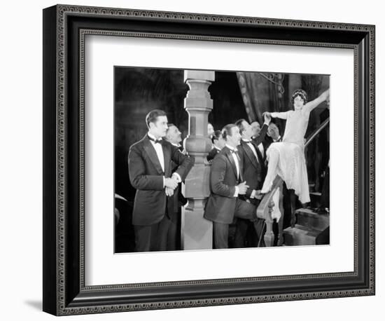 Silent Film Still: Parties-null-Framed Photographic Print