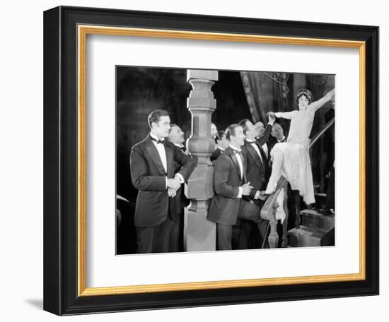 Silent Film Still: Parties-null-Framed Photographic Print