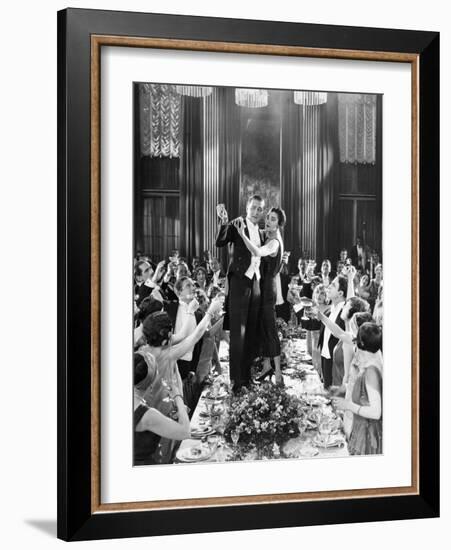 Silent Film Still: Parties-null-Framed Giclee Print