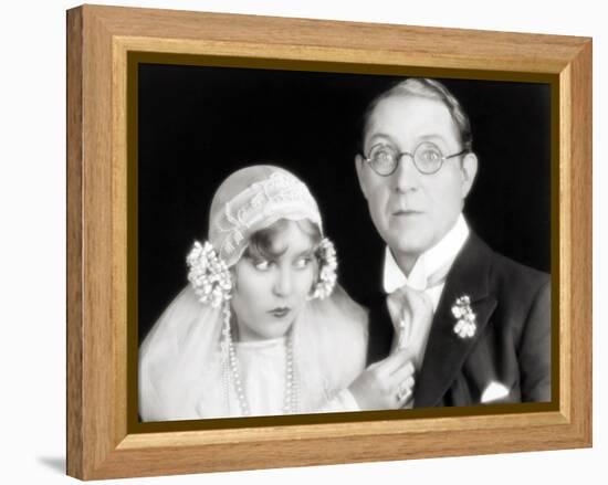 Silent Film Still: Wedding-null-Framed Premier Image Canvas
