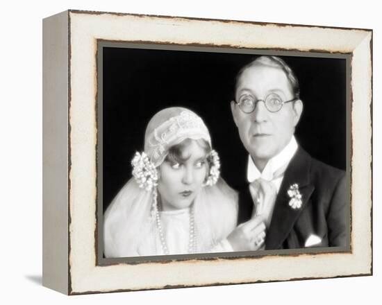 Silent Film Still: Wedding-null-Framed Premier Image Canvas