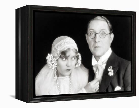 Silent Film Still: Wedding-null-Framed Premier Image Canvas