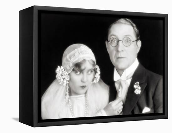 Silent Film Still: Wedding-null-Framed Premier Image Canvas