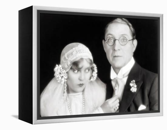 Silent Film Still: Wedding-null-Framed Premier Image Canvas