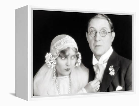 Silent Film Still: Wedding-null-Framed Premier Image Canvas