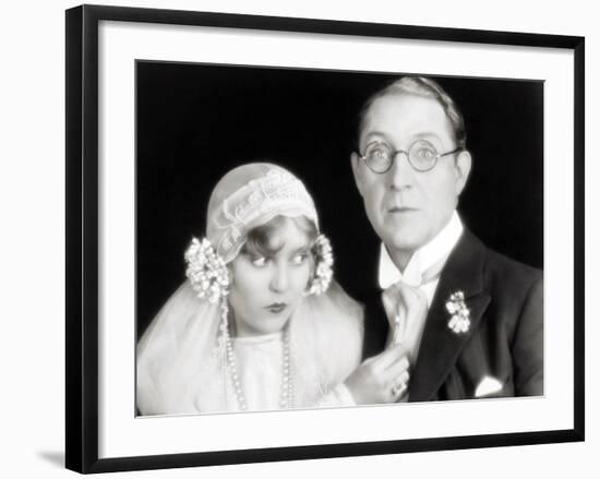 Silent Film Still: Wedding-null-Framed Photographic Print