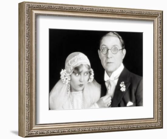 Silent Film Still: Wedding-null-Framed Photographic Print