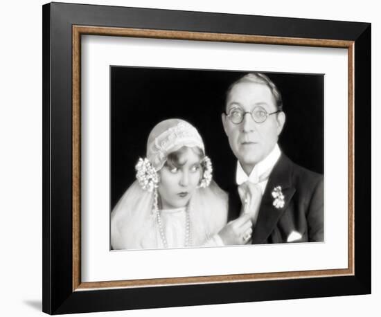 Silent Film Still: Wedding-null-Framed Photographic Print