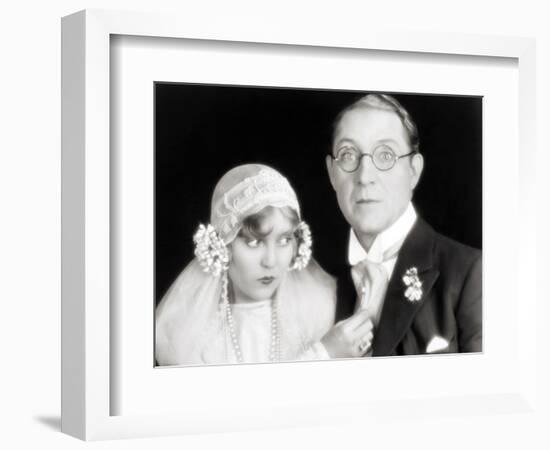 Silent Film Still: Wedding-null-Framed Photographic Print