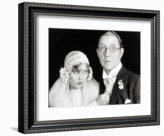 Silent Film Still: Wedding-null-Framed Photographic Print