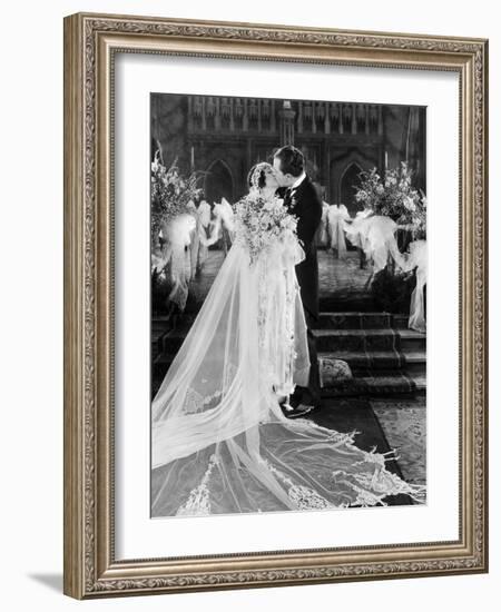 Silent Film Still: Wedding-null-Framed Photographic Print