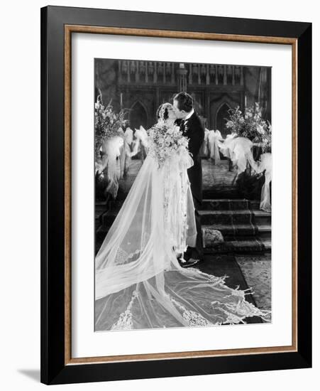 Silent Film Still: Wedding-null-Framed Photographic Print