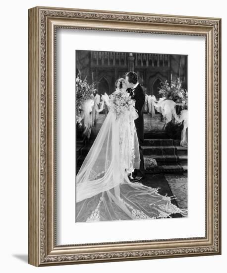 Silent Film Still: Wedding-null-Framed Photographic Print