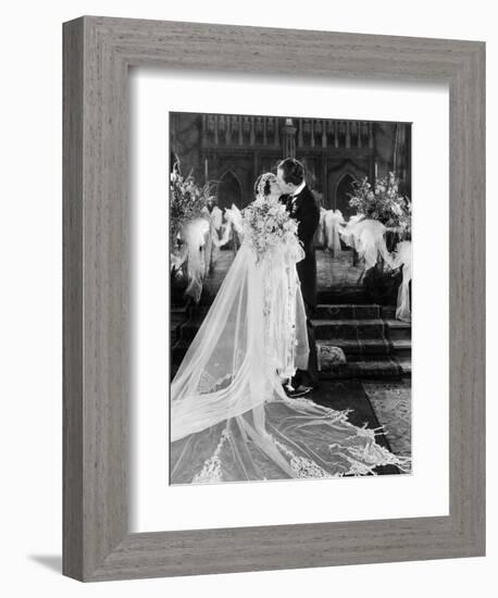 Silent Film Still: Wedding-null-Framed Photographic Print