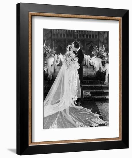 Silent Film Still: Wedding-null-Framed Photographic Print