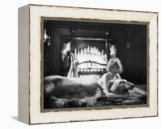 Silent Film Still: Woman-null-Framed Premier Image Canvas