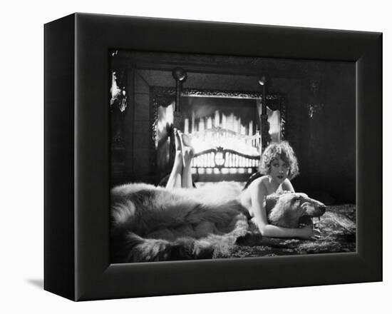 Silent Film Still: Woman-null-Framed Premier Image Canvas