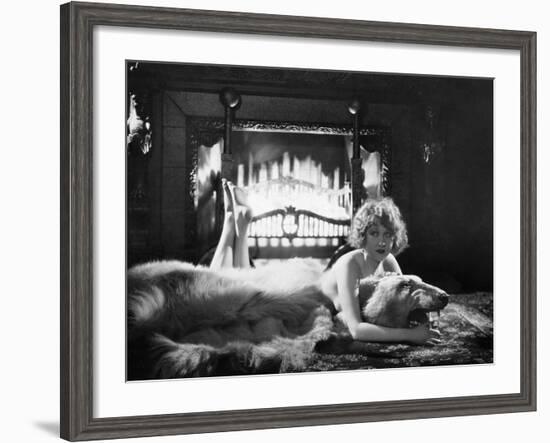 Silent Film Still: Woman-null-Framed Photographic Print