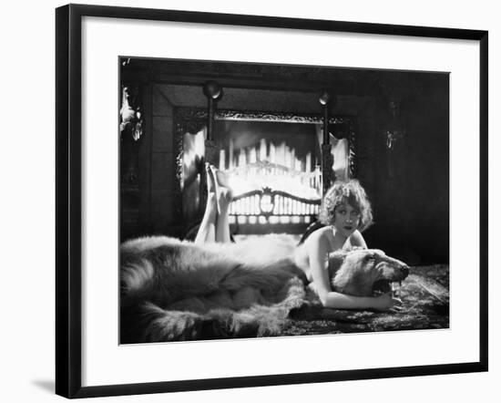 Silent Film Still: Woman-null-Framed Photographic Print