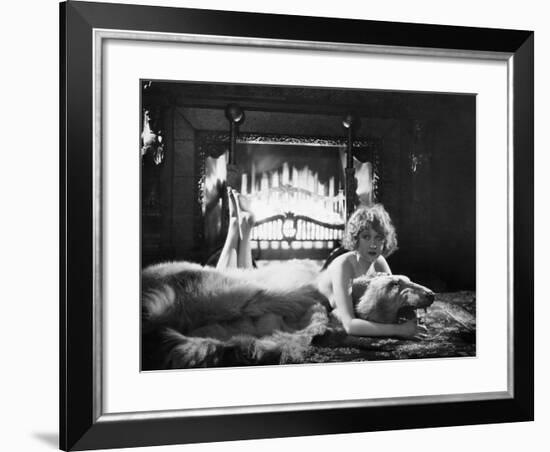 Silent Film Still: Woman-null-Framed Photographic Print