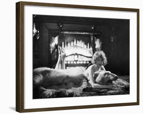 Silent Film Still: Woman-null-Framed Photographic Print