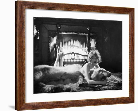 Silent Film Still: Woman-null-Framed Photographic Print