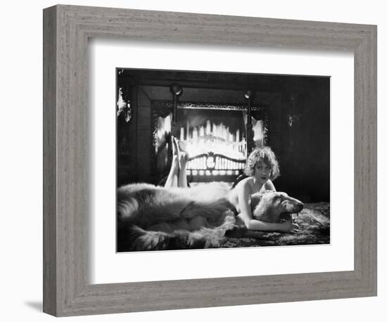 Silent Film Still: Woman-null-Framed Photographic Print