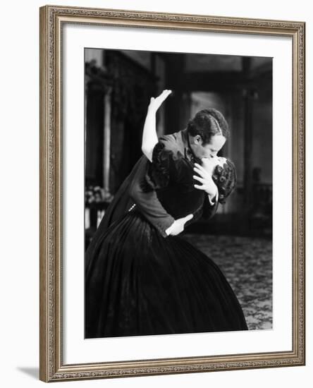 Silent Film Still-null-Framed Photographic Print